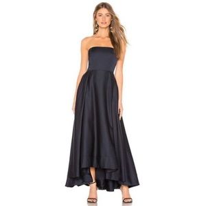 NWT- Aijek Godiva Bustier Gown in Navy